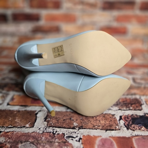 Simmi London Enzu Light Blue PU Ankle Boot Size 6 - Picture 6 of 7